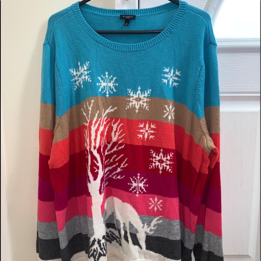 Talbots (3X) Sweater (70% Nylon/30% Lamb’s Wool)